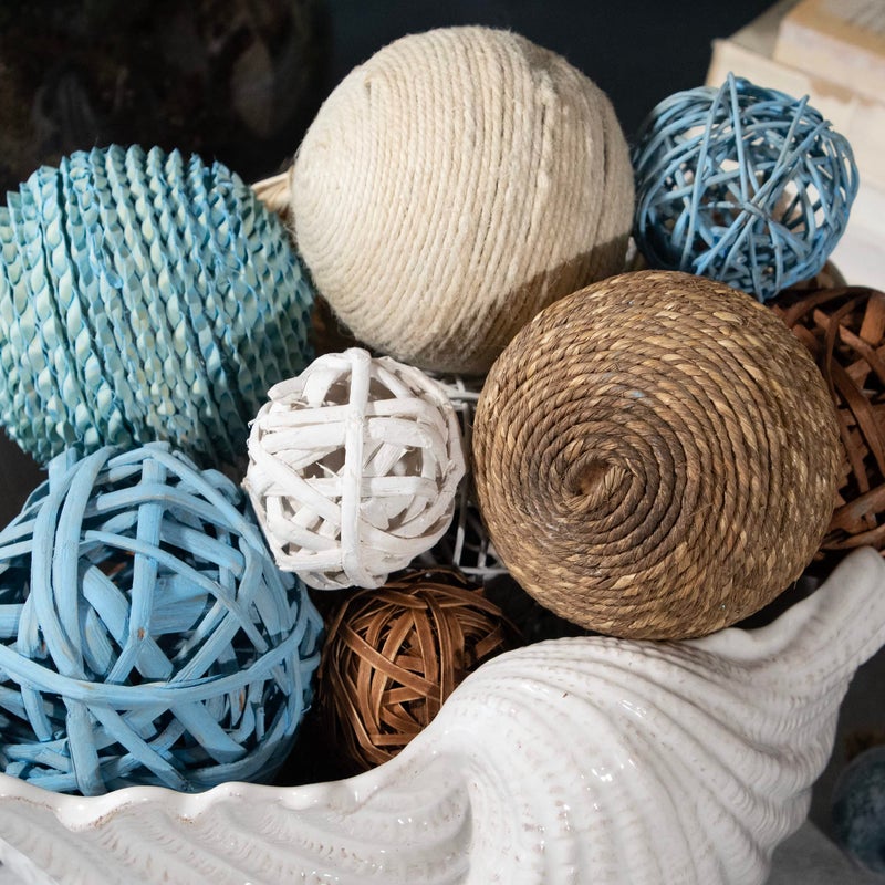 ANDALUCA Decorative Vase Filler Bag with Orbs, Balls (Aqua Blue) - Image 5